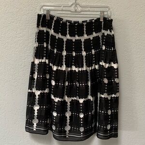 Chic Black and White Skirt
